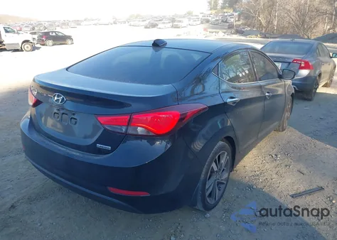 2014 Hyundai Elantra Limited z USA, uszkodzony, nr VIN 5NPDH4AEXEH474060